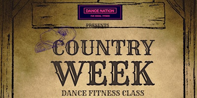 Primaire afbeelding van RUSH-FIT Dance Fitness Class - Country Week