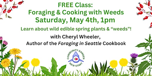 Imagem principal de Free Class: Foraging & Cooking with Weeds