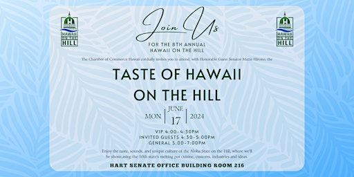 Imagem principal do evento Taste of Hawaii on the Hill