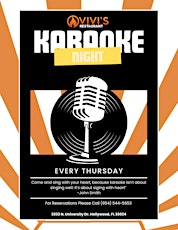 Karaoke Night!! Ovivi's Restaurant