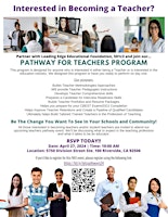 Imagem principal do evento Interested in Becoming a Teacher?  Join our Pathways to Teachers Program.