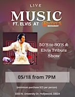 Imagem principal do evento LIVE MUSIC ft Elvis Impersonator