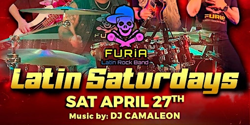 Image principale de FURIA LATIN ROCK BAND tickets will be sold at the door tonight!