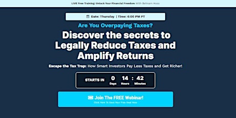 Discover the secrets to Legally Reduce Taxes and Amplify Returns