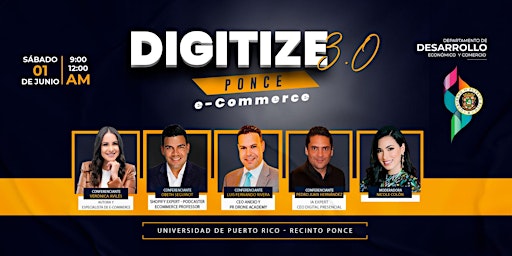 Imagem principal do evento Digitize 3.0 Ponce