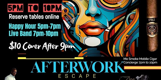 Friday Afterwork Escape Sambuca 360 @5pm to 10pm primary image