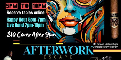Friday Afterwork Escape Sambuca 360 @5pm to 10pm primary image