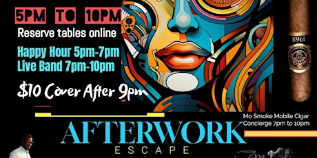Friday Afterwork Escape Sambuca 360 @5pm to 10pm