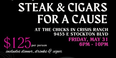 Imagem principal do evento Steak & Cigars for a Cause