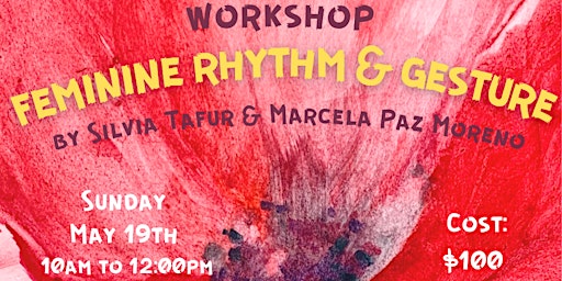 Imagem principal do evento Workshop Feminine Rhythm & Gesture, Arts and Music Therapies