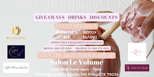 Imagem principal do evento Bloom into Beauty at Salon Le Volume