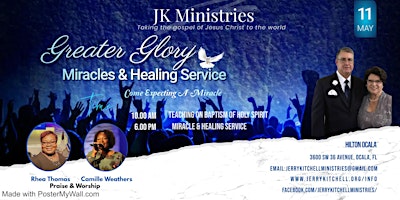 Greater Glory Miracles & Healing Service PM primary image