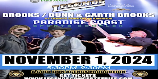 Primaire afbeelding van Garth Brooks & Brooks & Dunn! -Maxwell Mortgage Legends Concerts- 11-1-24