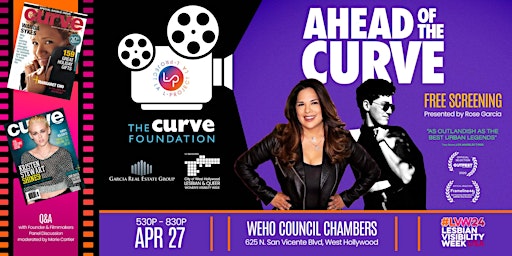 Imagem principal do evento Ahead of the Curve - Lesbian Visibility Week Free Screening