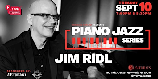Immagine principale di Piano Jazz Series: Jim Ridl 