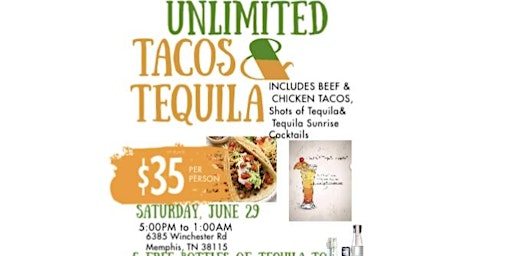 Imagem principal do evento UNLIMITED Tacos & Tequila Festival