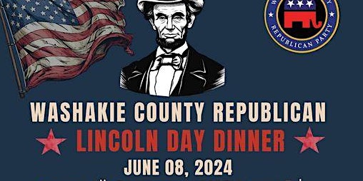 Imagen principal de Washakie County Republican Party Annual Reception & Lincoln Day Dinner 2024