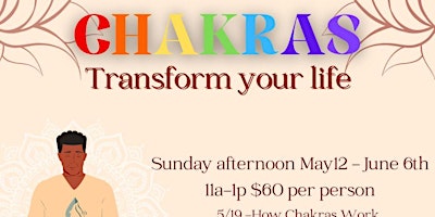 Transform Your Life - 4 week  Interactive Chakra Workshop primary image