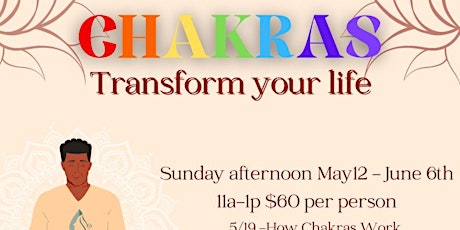 Transform Your Life - 4 week  Interactive Chakra Workshop