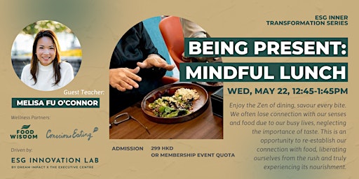 Image principale de ESG Inner Transformation Series: Mindful Eating