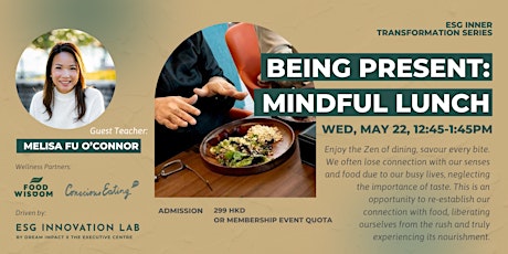 ESG Inner Transformation Series: Mindful Eating