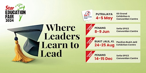 Imagem principal de Star Education Fair 4-5 May 2024 I IOI City Mall Putrajaya