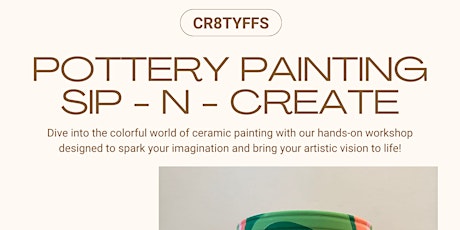 Pottery painting Sip and Create