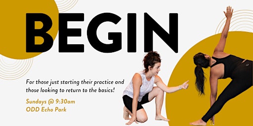BEGIN Yoga Class at One Down Dog | Yoga for Beginners  primärbild