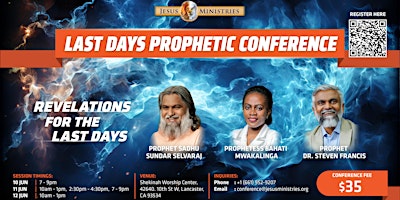 Primaire afbeelding van Last Days Prophetic Conference