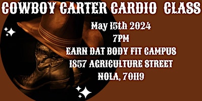 Imagem principal do evento Cowboy Carter Cardio Class