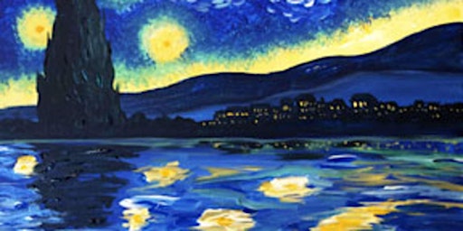 Starry Night: Reflections Edition - Paint and Sip by Classpop!™ primary image