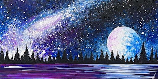 Primaire afbeelding van Midnight Galaxy - Paint and Sip by Classpop!™