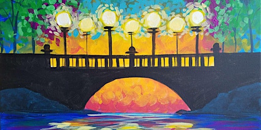 Sunset Bridge - Paint and Sip by Classpop!™ primary image