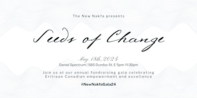 Image principale de Seeds of Change: New Nakfa Community Award Gala
