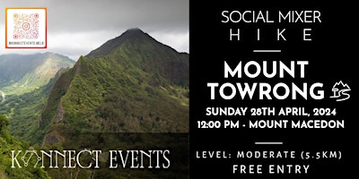 Imagem principal do evento Social Mixer Hike (Mount Towrong) - Mid 20s to 30s