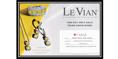 Le Vian Fine Jewelry Trunk Show at Macy's Easton primary image