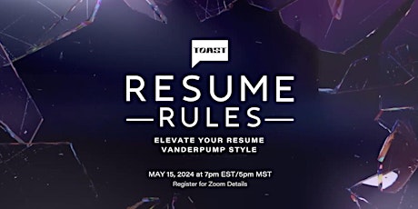 Resume Rules primary image