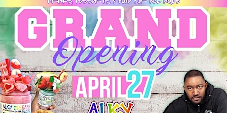Grand Opening for Alky Therapy Daiquiris and Desserts