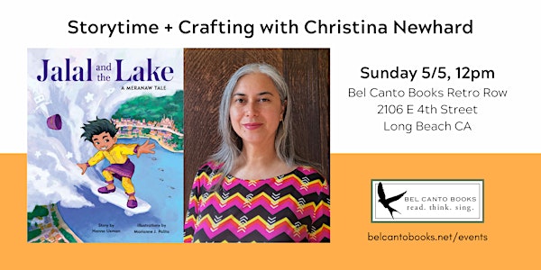 Storytime + Crafting with Christina Newhard, JALAL AND THE LAKE