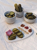 Imagem principal do evento Pottery & Wine - Pickle Palettes & Condiment Bowls