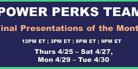 Power Perks Team - Energy Webinar