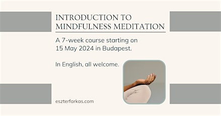 Mindfulness meditation course in English