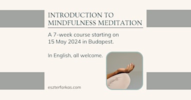 Mindfulness meditation course in English primary image