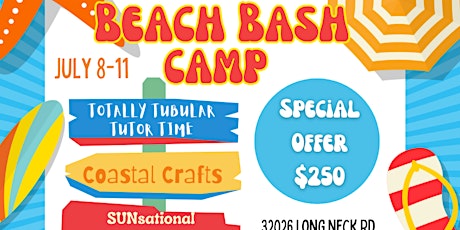 Child Inspired's Children's Summer Program:  Beach Theme (Ages 5-8 )