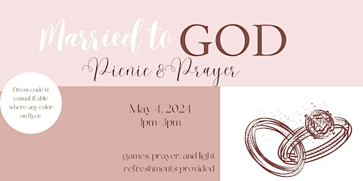 Imagem principal do evento Copy of Married to God Prayer and Picnic