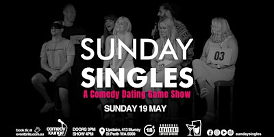 Image principale de Sunday Singles Perth - A Comedy Game Show For Singles