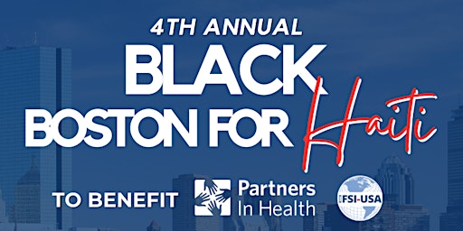 Image principale de Black Boston for Haiti | Cocktails & Connections for a Cause
