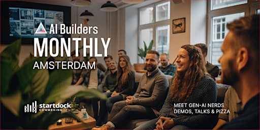 Image principale de AI Builders Monthly: Networking + Food + Drinks