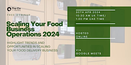 Scaling Your Food Business 2024