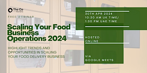 Scaling Your Food Business 2024 primary image